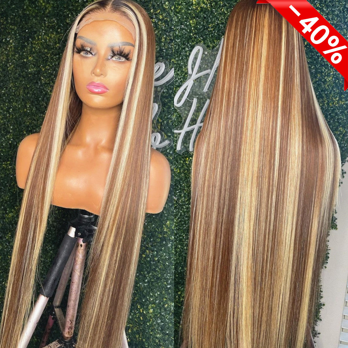 Highlight Straight 13x4 Transparent Lace 13 6 1 T Part Lace Front